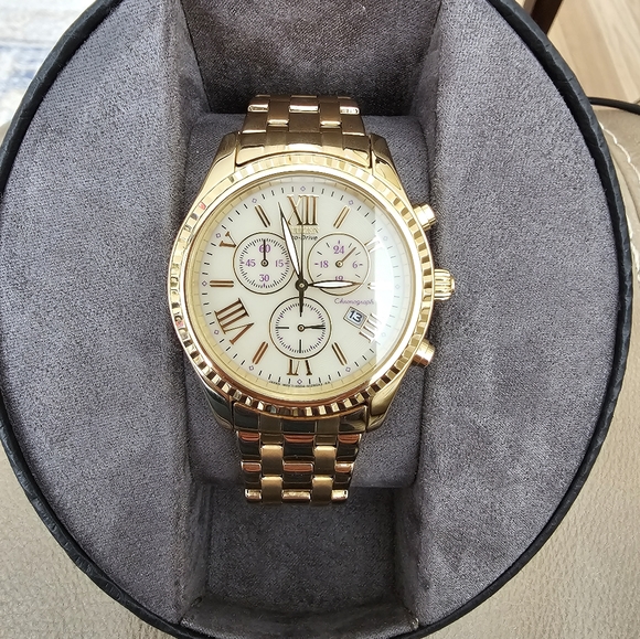 Citizen Other - BRAND NEW Citizen Mens Gold-Tone Steel Chronograph Eco-Drive Watch